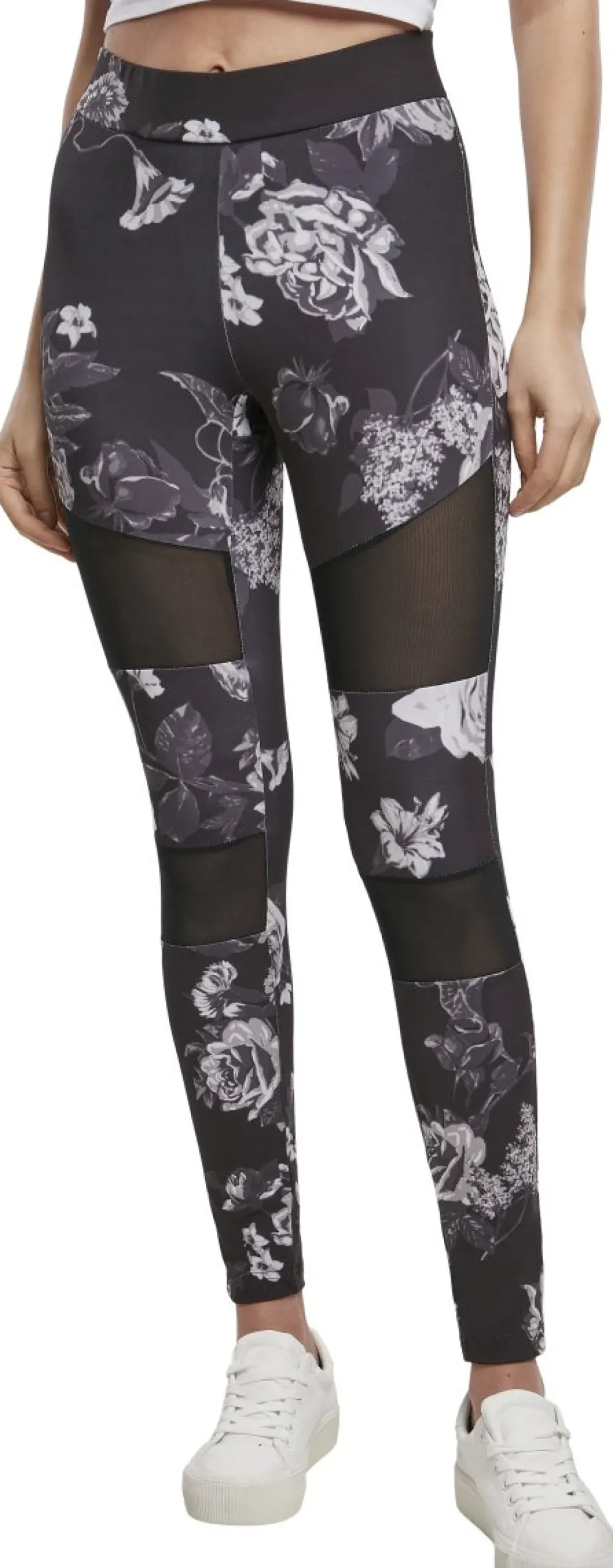 Discount Ladies Tech Mesh AOP - Leggings, darkflower Leggingsit|Sport