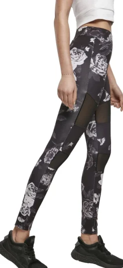 Discount Ladies Tech Mesh AOP - Leggings, darkflower Leggingsit|Sport