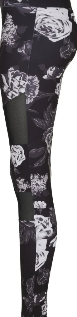 Discount Ladies Tech Mesh AOP - Leggings, darkflower Leggingsit|Sport