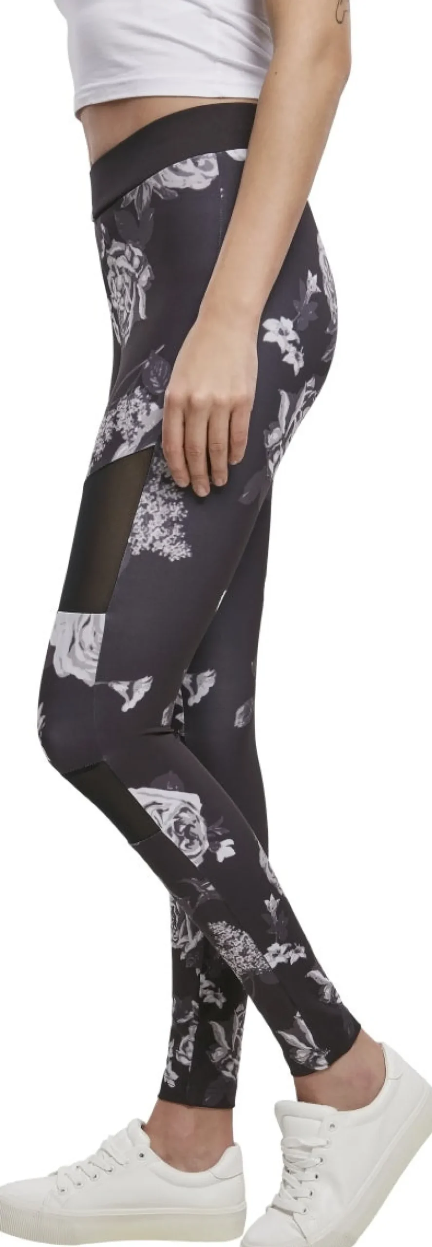 Discount Ladies Tech Mesh AOP - Leggings, darkflower Leggingsit|Sport