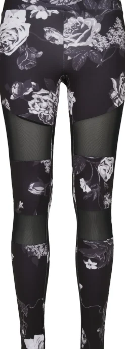 Discount Ladies Tech Mesh AOP - Leggings, darkflower Leggingsit|Sport