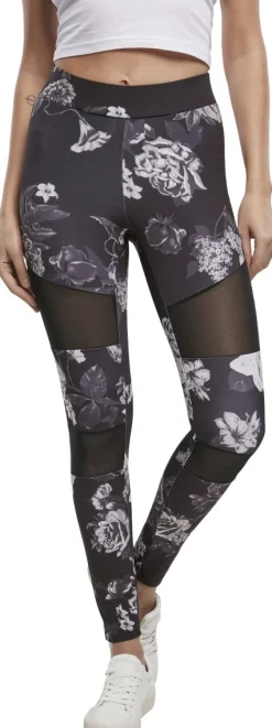 Discount Ladies Tech Mesh AOP - Leggings, darkflower Leggingsit|Sport