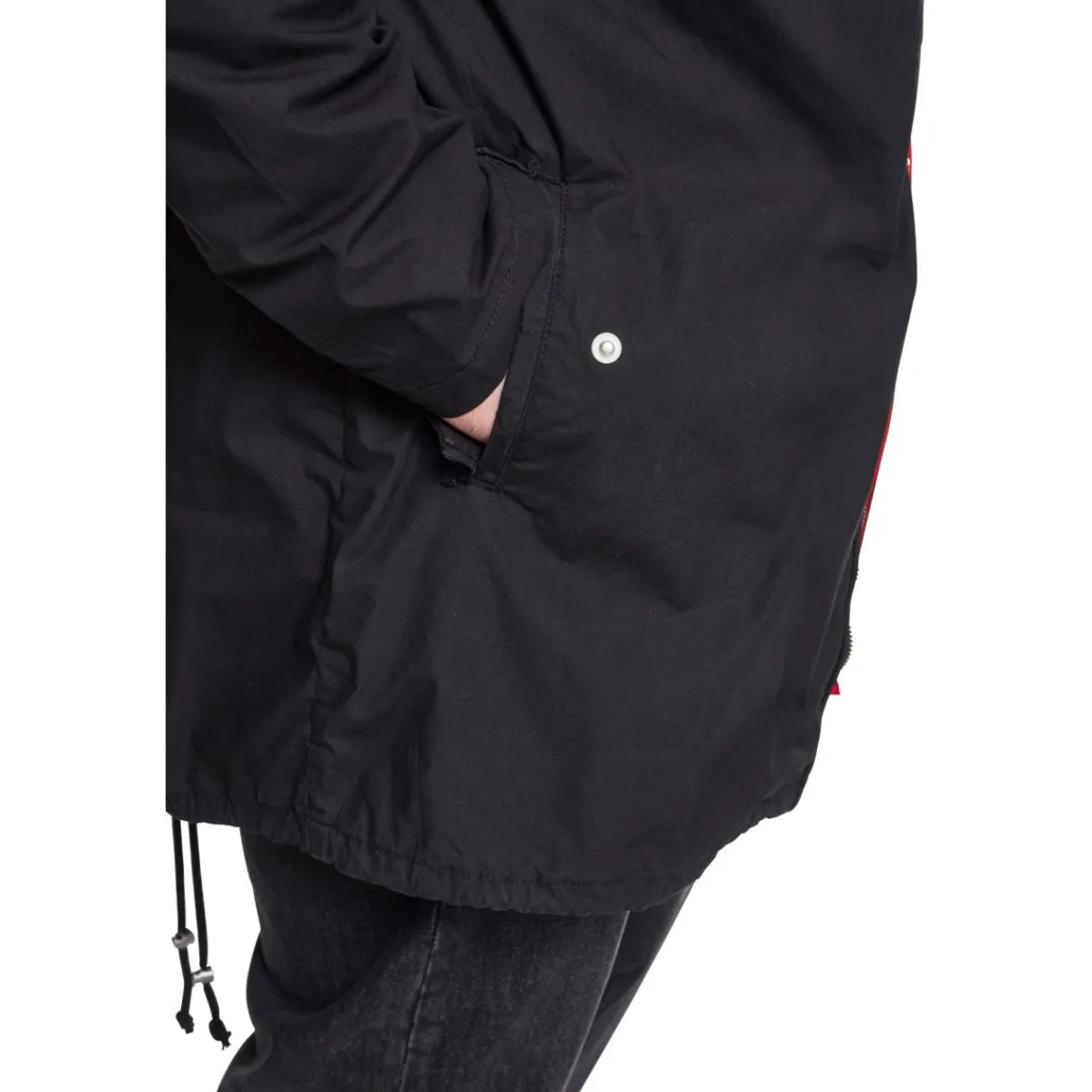 Outlet Light Cotton Parka - Välikausitakki, musta Urban Wear Katukamaa|Takit