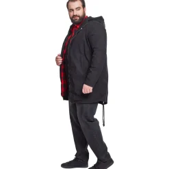 Outlet Light Cotton Parka - Välikausitakki, musta Urban Wear Katukamaa|Takit