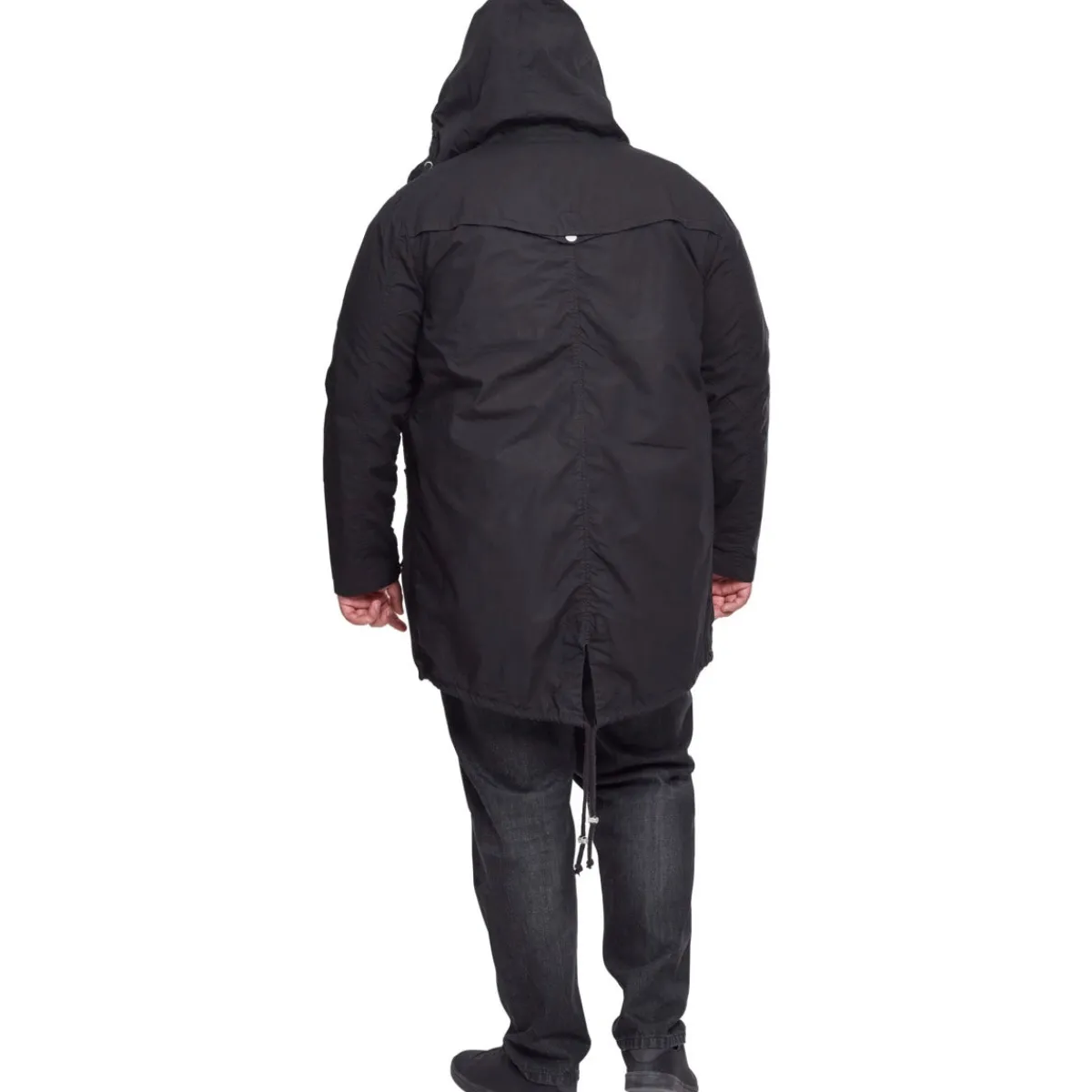 Outlet Light Cotton Parka - Välikausitakki, musta Urban Wear Katukamaa|Takit