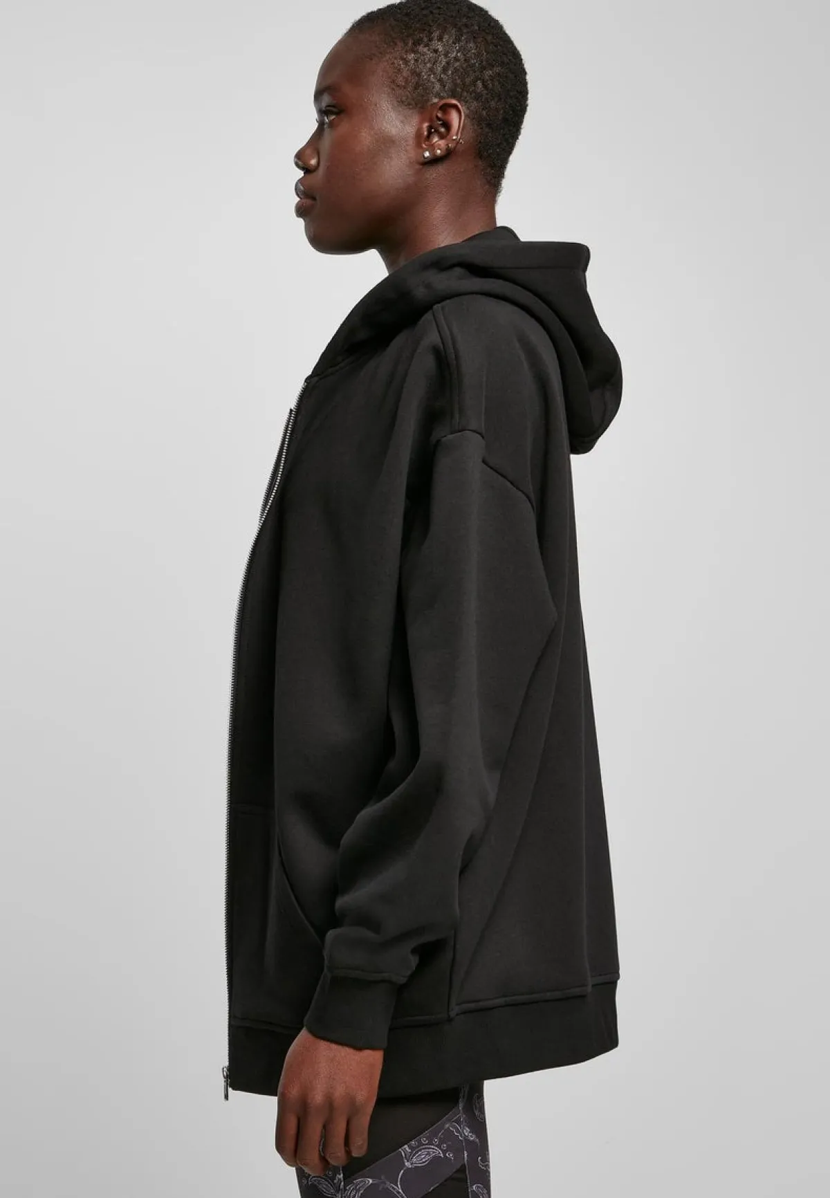 Online Urban Classics - Naisten Oversize Vetoketjuhuppari Urban Wear Katukamaa|Vetoketjuhupparit