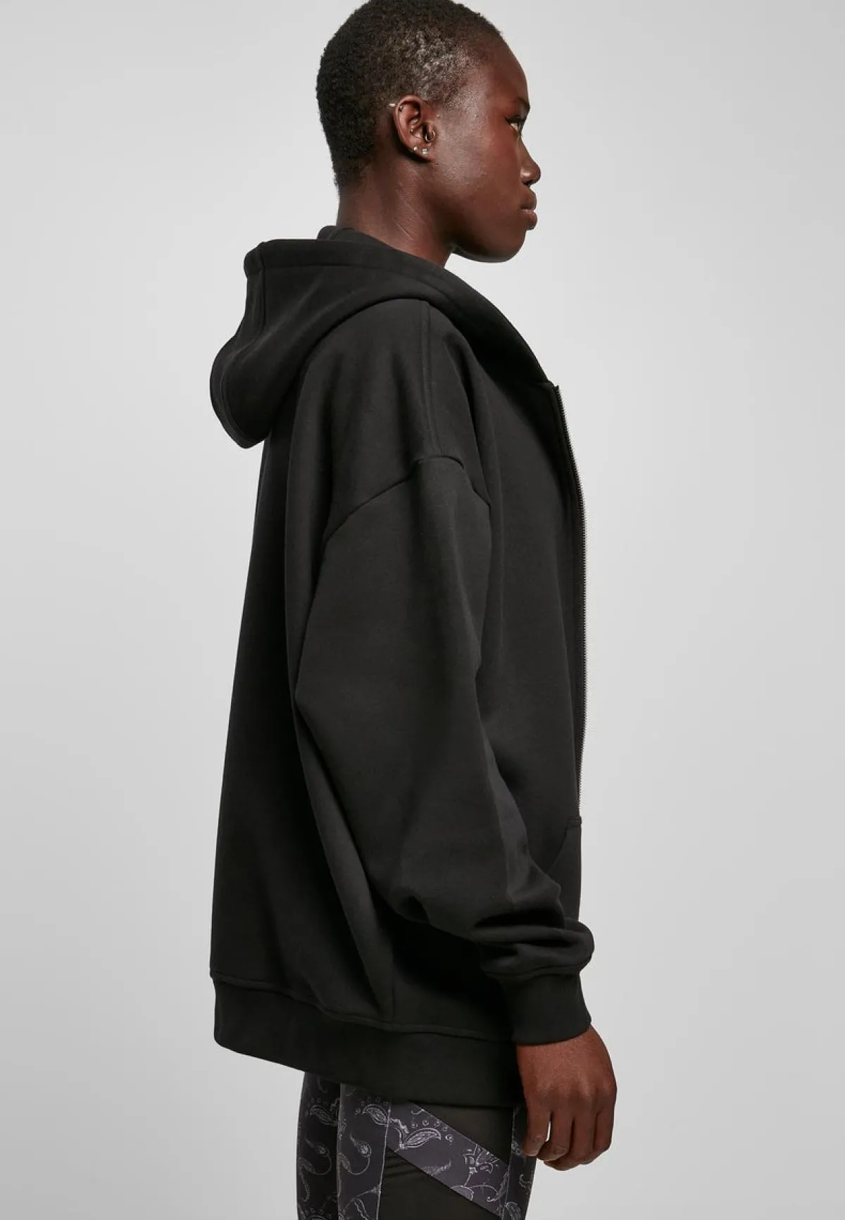 Online Urban Classics - Naisten Oversize Vetoketjuhuppari Urban Wear Katukamaa|Vetoketjuhupparit