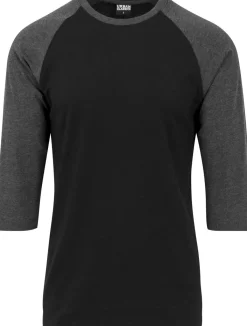 Discount 3/4 - Paita, blk/cha Urban Wear Katukamaa|Pitkähihaiset Paidat
