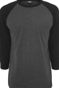 Discount 3/4 - Paita, cha/blk Urban Wear Katukamaa|Pitkähihaiset Paidat