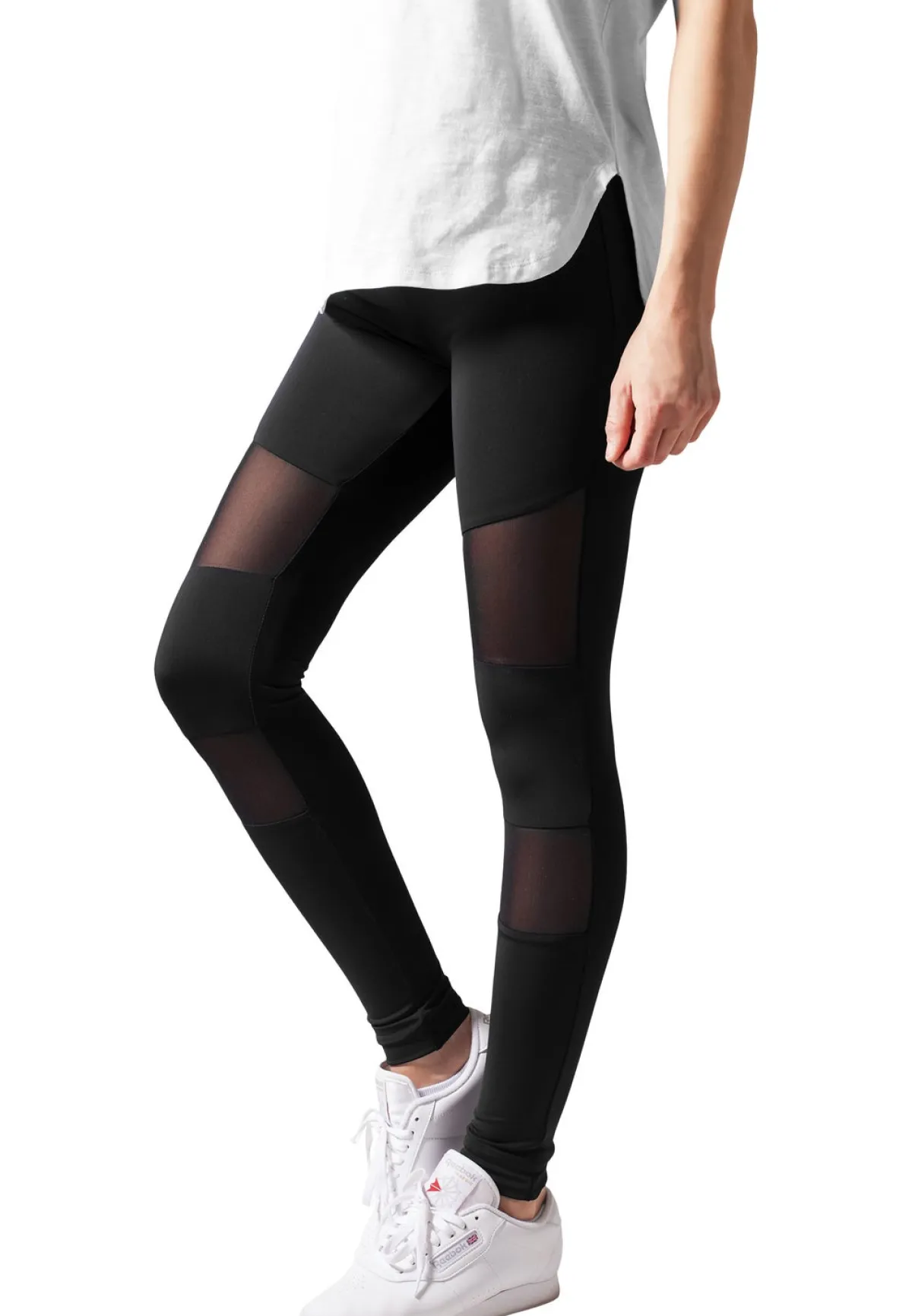 Hot Tech Mesh - Leggingsit, black Leggingsit|Urban Wear Katukamaa