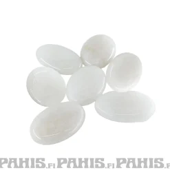 Valkoinen jade - Huolikivi (Kämmenkivi) Huolikivet|Jade