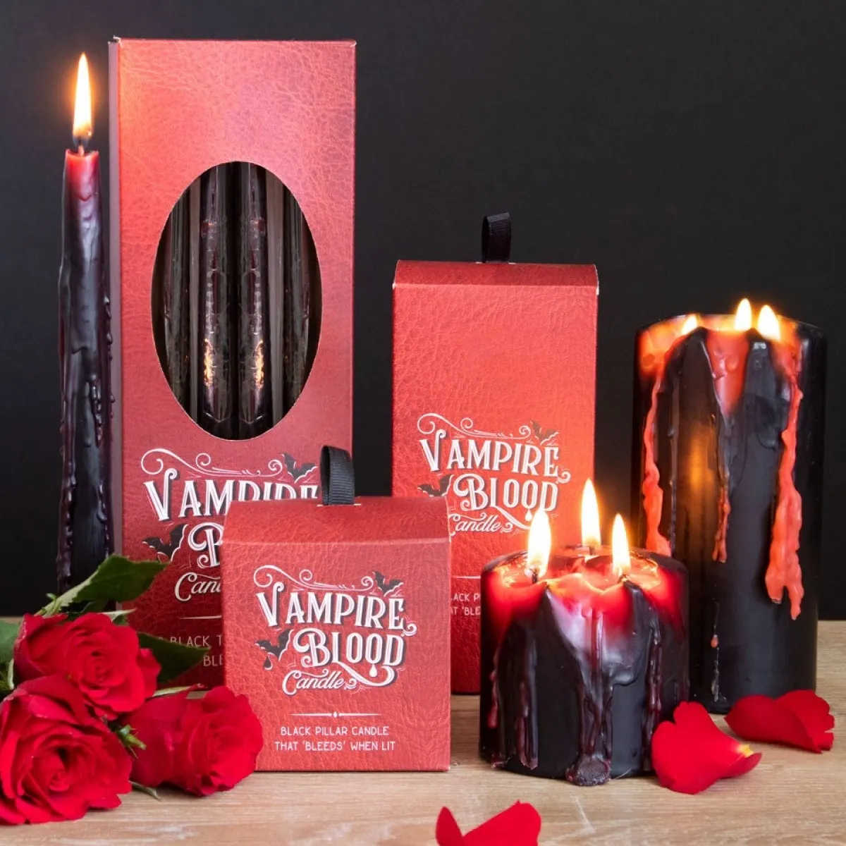 New Vampire Blood - Kruunukynttilät 8kpl Goottikamaa|Kynttilät Ja Kynttilänjalat