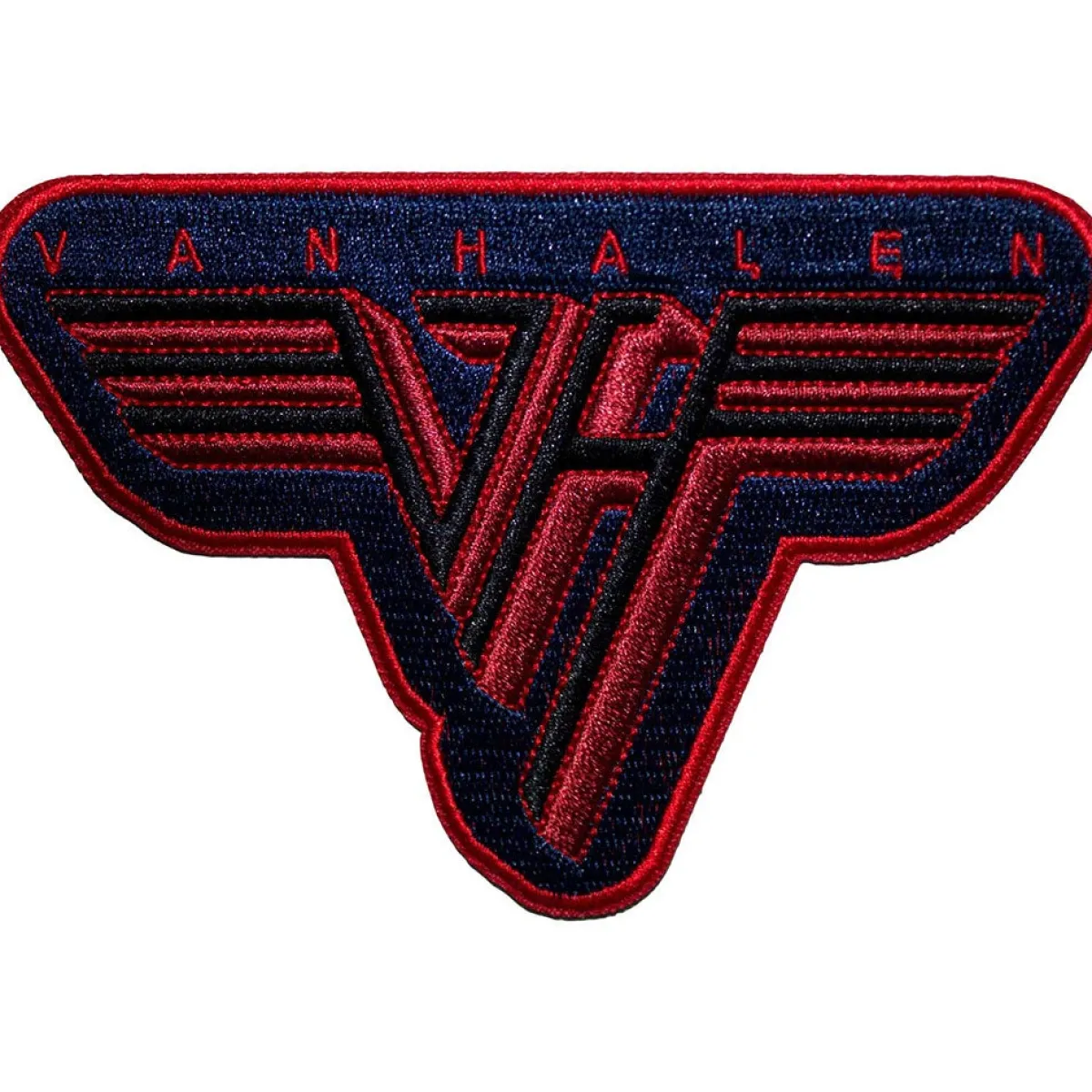 Sale Van Halen Classic Logo Bordered- Kangasmerkki Kangasmerkit|Van Halen