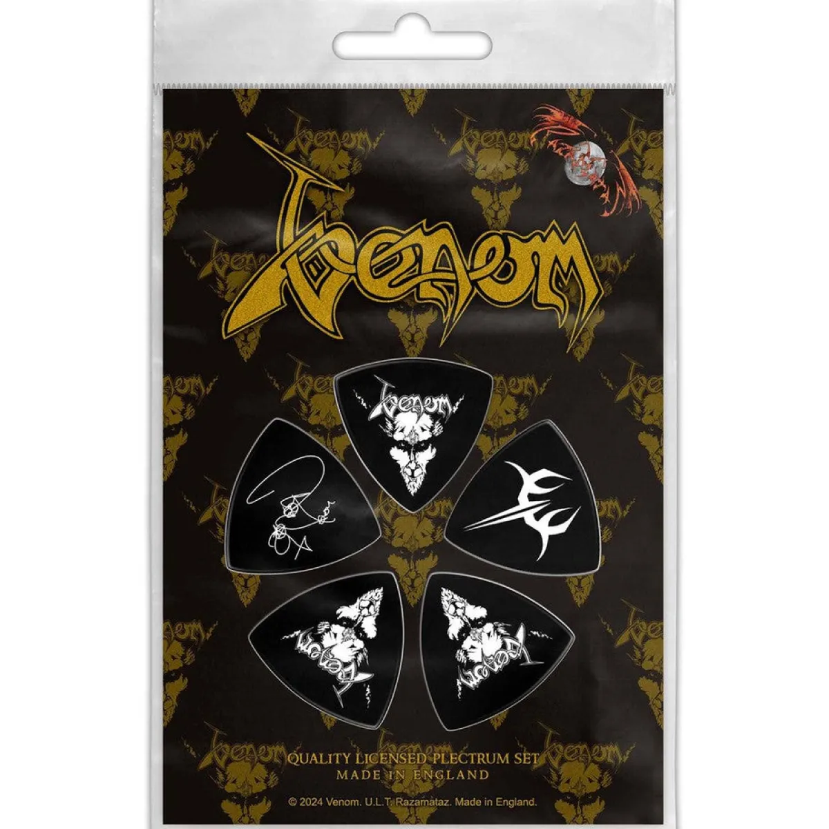 Discount Venom: Black Metal - Tri-Tip Plektrasetti 5kpl Plektrasetit|Venom