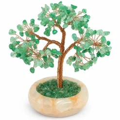 Outlet Vihreä aventuriini - Kristallipuu, 15cm Kiviesineet|Aventuriini