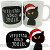 New Vituttaa koko joulu - Muki Kissateema|Kissamukit