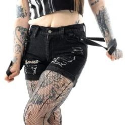 Discount Undead - Naisten shortsit Goottikamaa|Shortsit