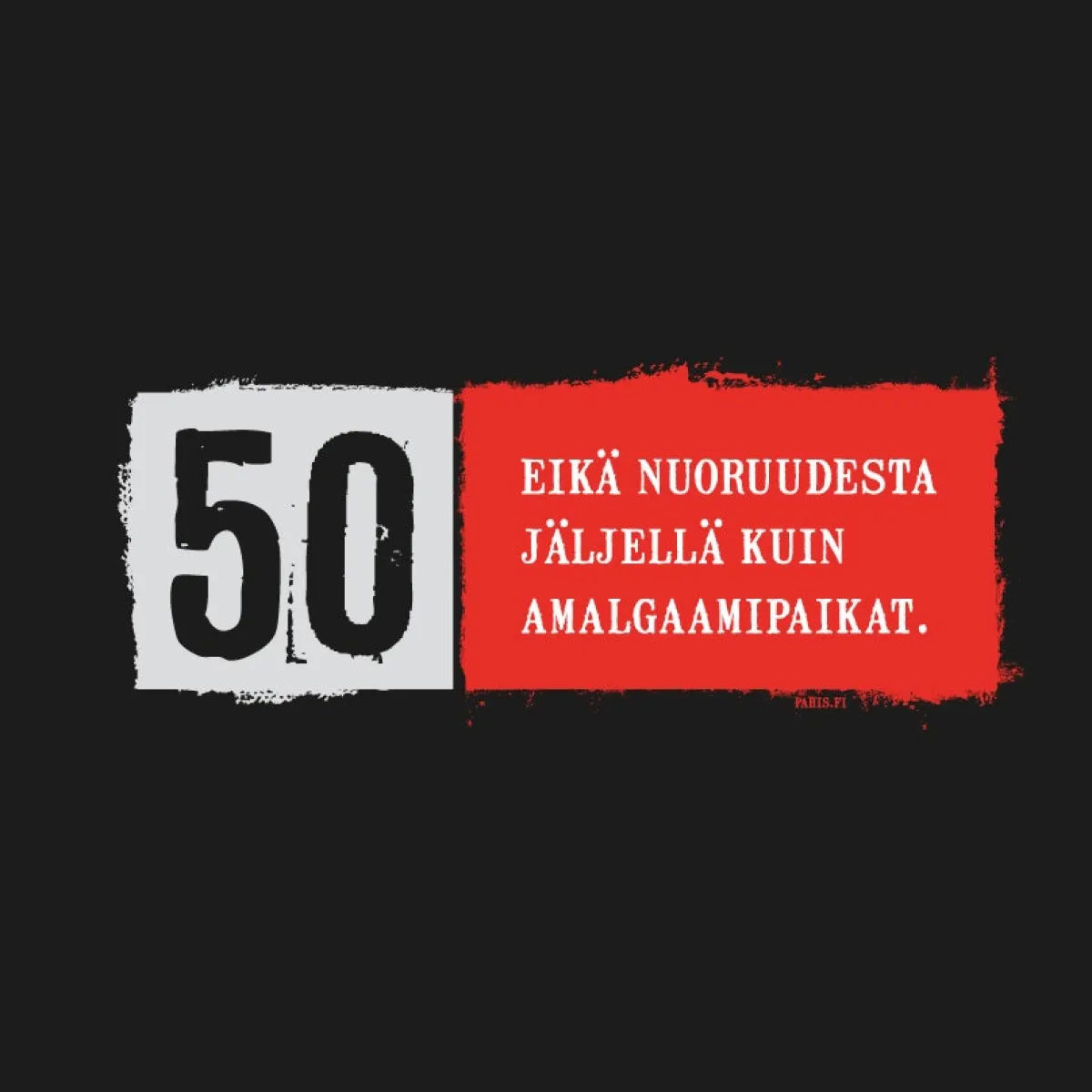 Clearance 50 wee T-paita 50-Vuotiaalle|Asenne T-Paidat