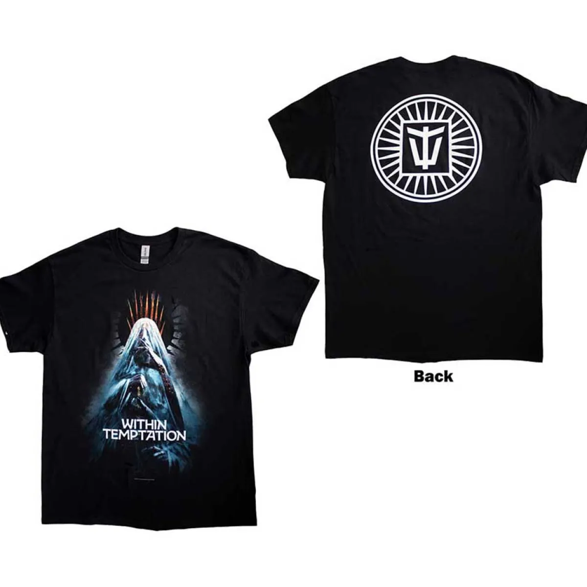 Clearance Within Temptation Bleed Out Veil - T-paita Goottikamaa|Bändipaidat