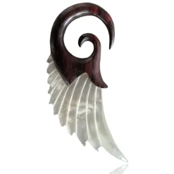 Discount Wooden Shell Wing Spiral Lävistyskorut|Hippikamaa