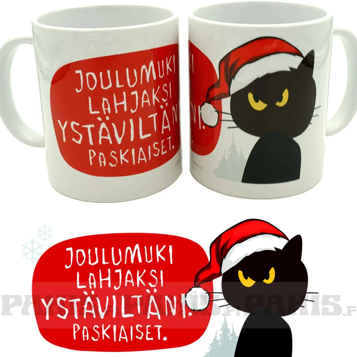 Hot Ystävät paskiaiset- Muki Huumorimukit|Kissamukit